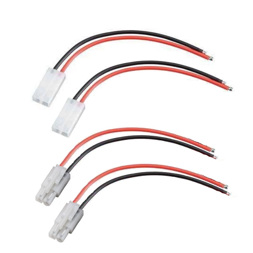 2 x RC Pairs Male + Female Tamiya Battery Connector 14AWG 13cm Wire eBay